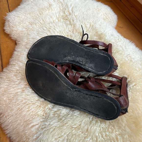 Greek Leather Gladiator Sandals - Picture 7 of 9